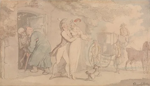 Thomas Rowlandson, The Mausoleum