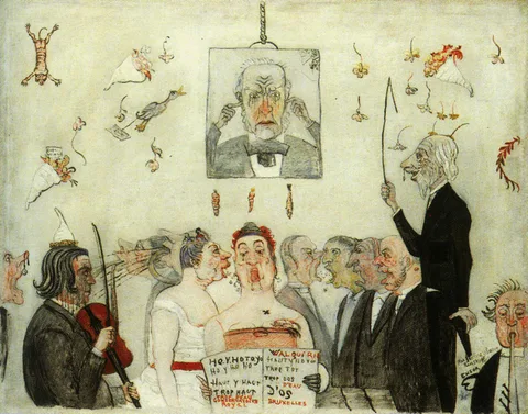 James Ensor, Au conservatoire