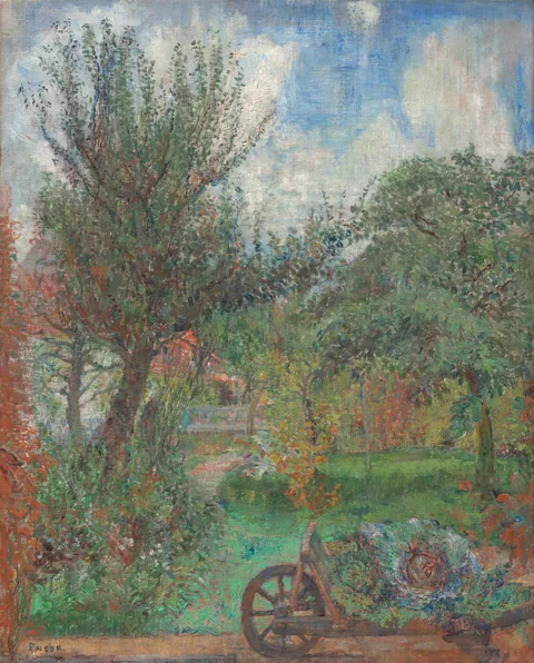 James Ensor, The Garden of the Rousseau Family