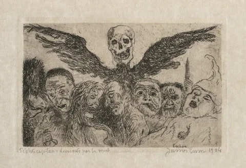 James Ensor, The Seven Deadly Sins