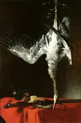 Władysław Czachórski, Still life with a heron.