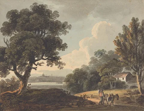 John Henry Campbell, Landscape with a Distant View of London