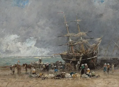 Eugène Louis Boudin, Return of the Terre-Neuvier
