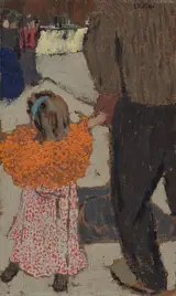 Édouard Vuillard, Child Wearing a Red Scarf