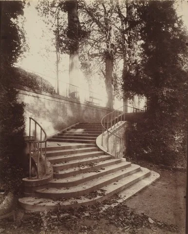 Eugène Atget, The Steps at Saint-Cloud
