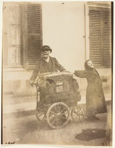 Eugène Atget, Joueur d'orgue (Organ Player)