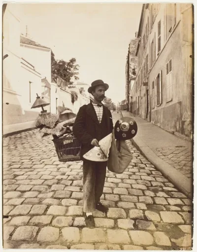 Eugène Atget, Marchand abat-jours