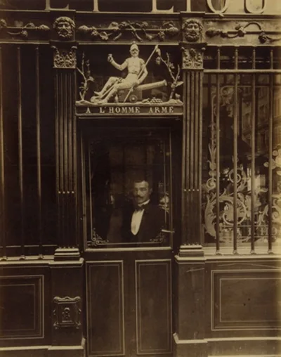 Eugène Atget, Cabaret de l'Homme Armé, Rue des Blancs-Manteaux