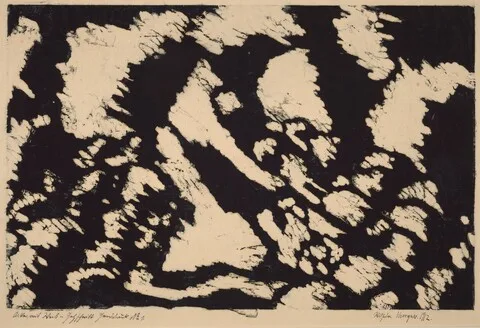 Wilhelm Morgner, Acker mit Weib (Woman in a Field)