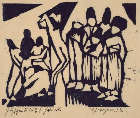 Wilhelm Morgner, Crucifixion I