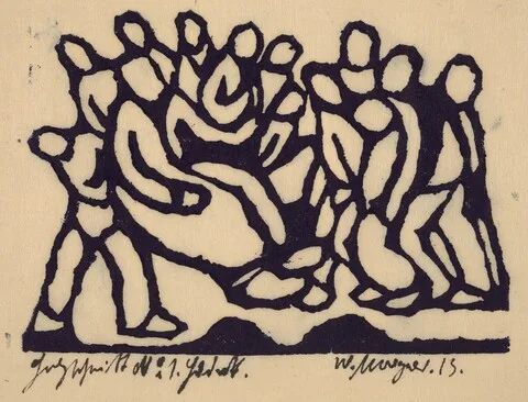 Wilhelm Morgner, Christ before the High Council