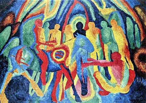 Wilhelm Morgner, Entry of Christ into Jerusalem