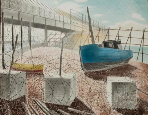 Eric Ravilious, Eric Ravilious - South Coast Beach