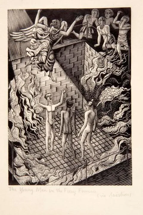 Eric Ravilious, The Young Men in the Fiery Furnace - Eric Ravilious