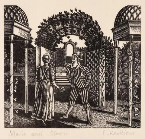 Eric Ravilious, Maria and the Clown - Eric Ravilious