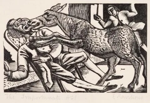 Eric Ravilious, The Importunate Ass - Eric Ravilious