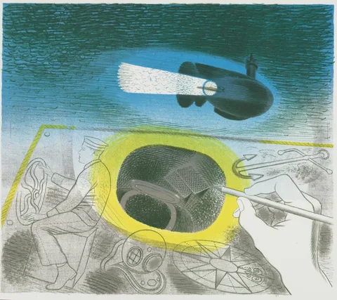 Eric Ravilious, Submarine Series: Introductory Lithograph