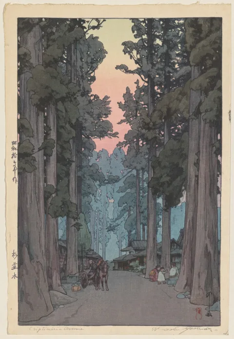 Hiroshi Yoshida, Crytomeria Avenue