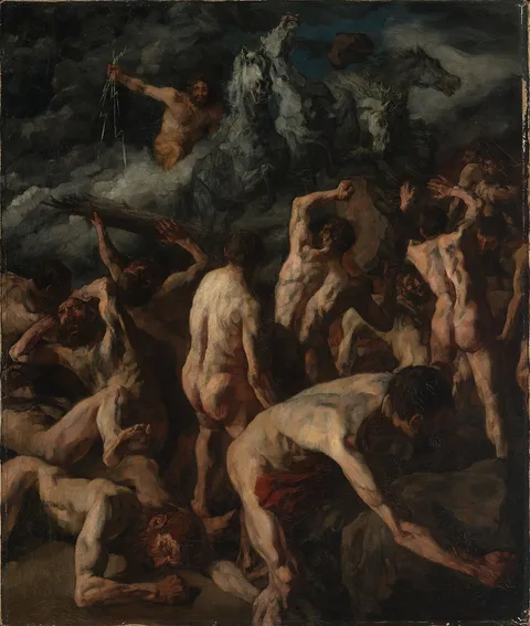 Wilhelm Trübner, Titan battle