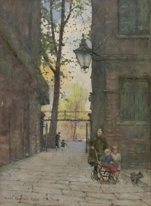 Rose Maynard Barton, Parks Place, Knightsbridge, London