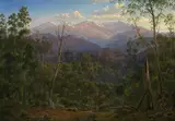 Eugene von Guerard, Mount Kosciusko, seen from the Victorian border (Mount Hope Ranges)