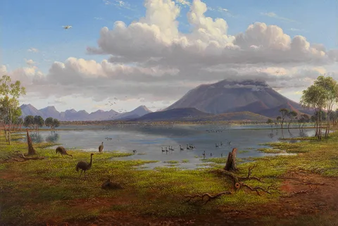 Eugene von Guerard, Mount William and part of the Grampians in West Victoria