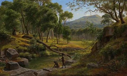 Eugene von Guerard, Warrenheip Hills near Ballarat