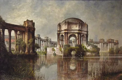 Edwin Deakin, Palace of Fine Arts and the Lagoon.