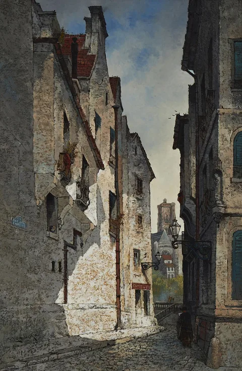 Edwin Deakin, Rue des Chantres, Paris