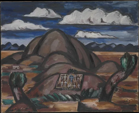 Marsden Hartley, Cemetery, New Mexico