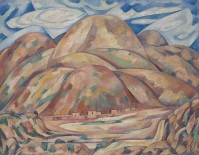 Marsden Hartley, Landscape No. 3, Cash Entry Mines, New Mexico