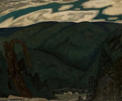 Marsden Hartley, The Dark Mountain