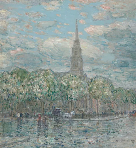 Childe Hassam, St. Mark’s in the Bowery
