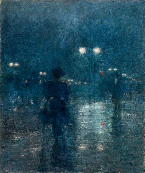 Childe Hassam, Fifth Avenue Nocturne