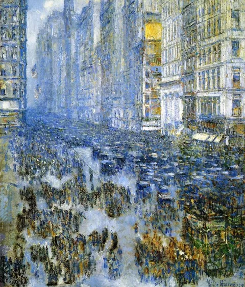 Childe Hassam, Fifth Avenue