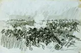 Nicolae Grigorescu, Infantry attack