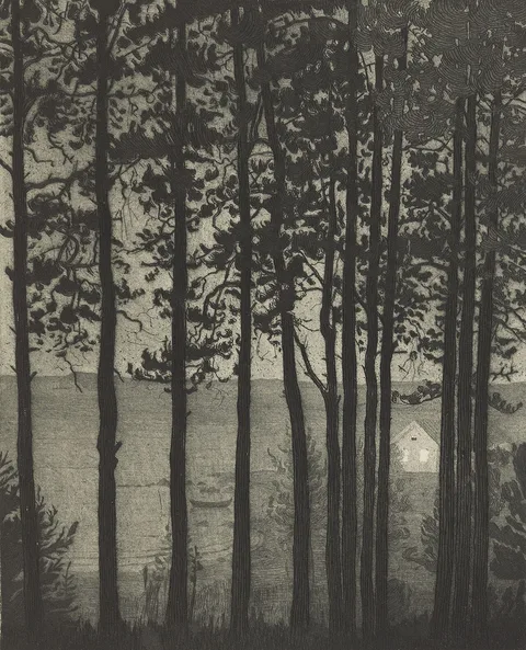 Harald Sohlberg, The Fisherman's House