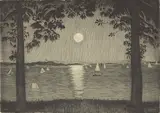Harald Sohlberg, From the Akershus Fortress, Evening
