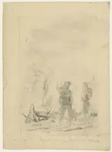 Gerhard Munthe, Twee jongens met een dode vogel aan een rotsige kust