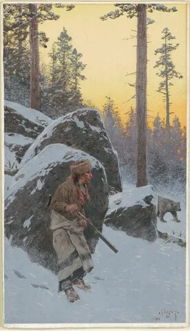 Henry Farny, The Indian Bear Hunter