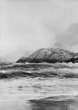 Alfred Thompson Bricher, Rocks and Sea