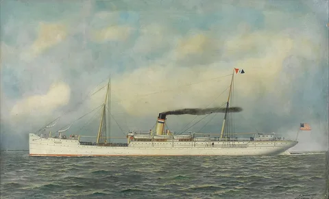 Antonio Jacobsen, U.S. Army Transport "Warren", 1900
