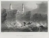 Francis William Topham, Nass Sands Lighthouses. Near Bristol