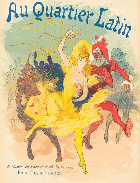 Jules Chéret, Au Quartier Latin
