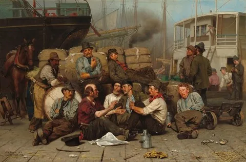 John George Brown, The Longshoremen's Noon