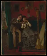 John George Brown, The Music Lesson