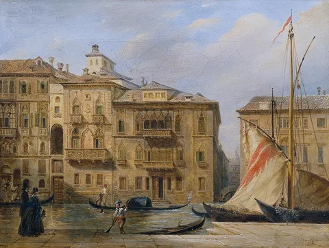Franz Alt, The Grand Canal in Venice