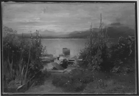 Josef Wopfner, Fishermen at Lake Chiemsee