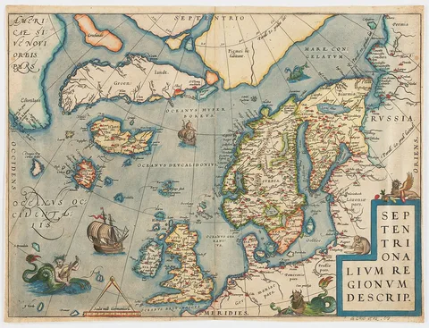 Abraham Ortelius, Septentrionalium regionum descrip