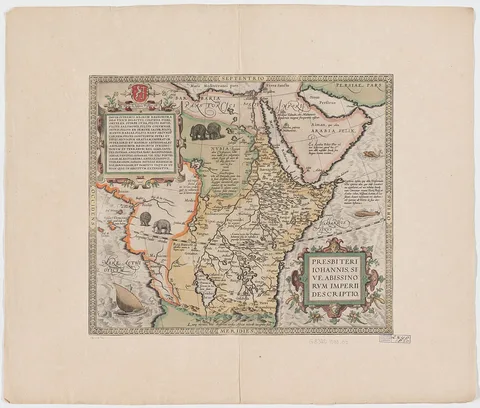 Abraham Ortelius, Presbiteri Iohannis, sive, Abissinorum imperii descriptio